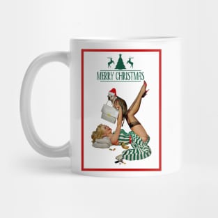 Christmas Puppy Pin-Up Mug